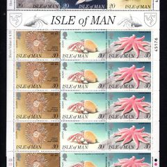 1994 Isle of Man Europa Discoveries of Edward Forbes (marine biologist) Commemorative Stamp Sheetlets Mint Never Hinged (MNH).