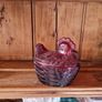 nesting hen glass dish Image 2