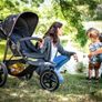 Hauck Runner Olive - Black -Robust Tricycle Buggy with Pneumatic Wheels Image 2