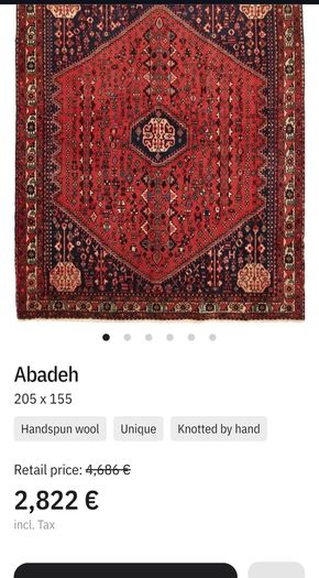 Colourful Persian Abadeh Matching Persian Rug and Persian Runner Carpet