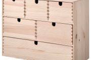 Mini chest of drawers, pine, 42x18x32 cm
