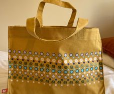 Mustard shopping bag