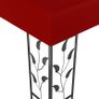 Gazebo 3x3 m Wine Red Image 3