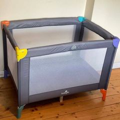 Babylo Travel Cot/Playpen With Mattress & Carry Bag