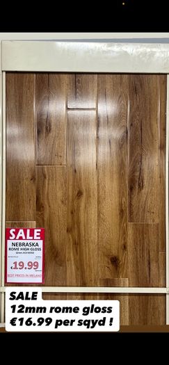 8mm Seattle grey gloss flooring