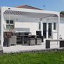 Pergolux Modern Pergola White 3x3x2.4m Image 9