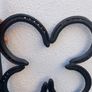 Black iron flower basket holders handmade Image 2