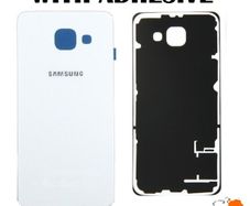 For Samsung Galaxy A3 (2016) Back/Battery Cover Glass Replacement New White - FHT20SMBK