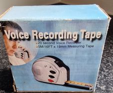 Voice Recording Measuring Tape