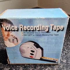 Voice Recording Measuring Tape
