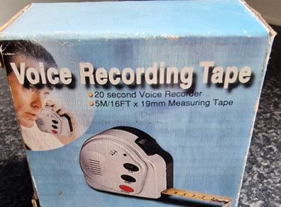 Voice Recording Measuring Tape