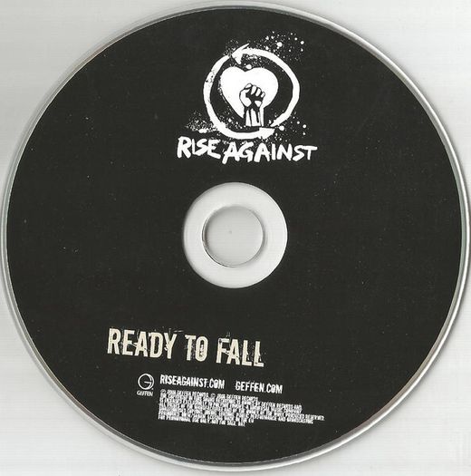 Rise Against "Ready To Fall" CD, Single, Promo