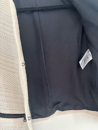 Sandro knitted ivory blazer