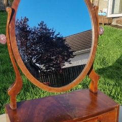 Antique dressing table mirror