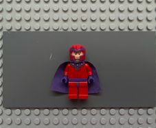 lego super heroes sh0031 Magneto minifigure- Red Outfit, Cloth Cape