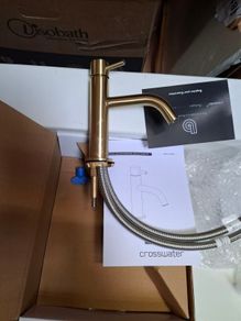 Crosswater brushed brass tap (3 instock)