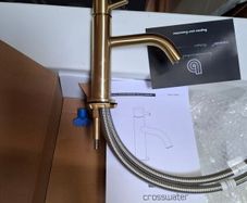 Crosswater brushed brass tap (3 instock)