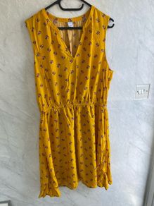Old Navy ladies mustard Summer Dress