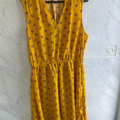 Old Navy ladies mustard Summer Dress