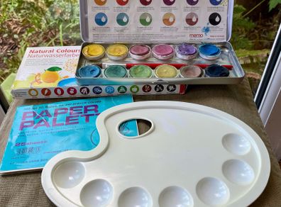 Natural Watercolours Paint Set and Accessories