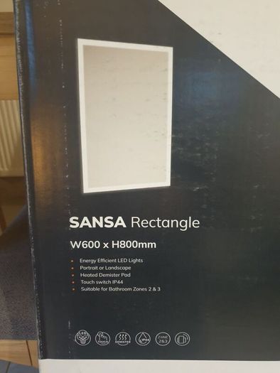 Sonas - New Sansa LED Bathroom Mirror in Box