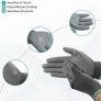 12 Pair Safety Work Gloves, Seamless Knit Glove with Polyurethane(PU) Coated on Palm & Fingers, Ideal for General Duty Work like Warehousing/Logistics/Assembly MULTIPLE COLOURS AVAILABLE (FREE POSTAGE) Image 4