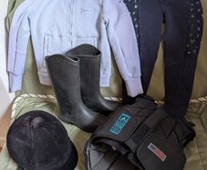 riding outfit for a 7-8 year old girl
