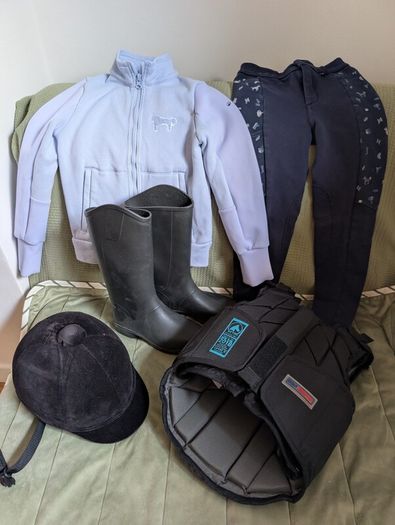 riding outfit for a 7-8 year old girl