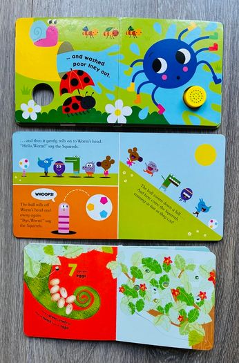 Toddler Board Book Bundle x3 | Hey Duggee, Eric Carle, Nursery Rhyme