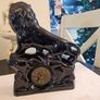 Vintage Lion Mantle Clock Image 3