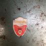 Lambretta horizontal rear frame spare wheel carrier. Image 3