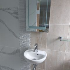 Bath sink+mirror