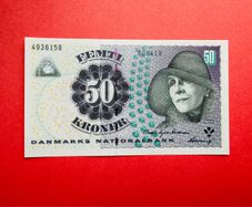 Denmark. 50  Kroner  2007  Pick  60  ( Uncirculated )