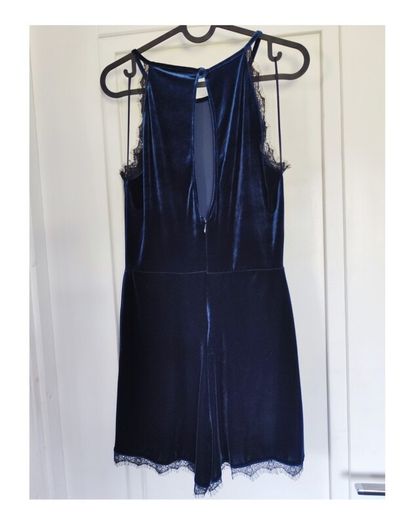 Atmosphere velvet jumpsuit