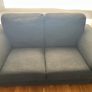 IKEA dark navy sofas 3 +2 Image 4