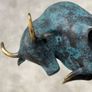 Salvador Dali Inspired Bull - Patinated Bronze Image 8