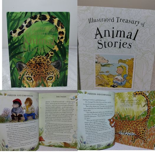 Illustrated Treasury of Animal Stories by miles kelly, LARGE HARDBACK BOOK