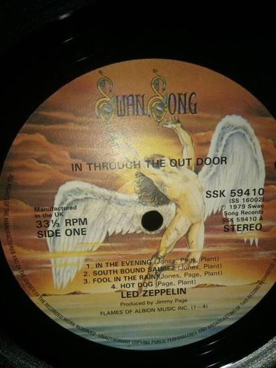 LED ZEPPELIN - in through the out door