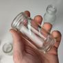 213 - Set of 5 Vintage Clear Glass Decorative Collectible Bottles Image 8