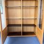 Solid Oak Tall Cabinet Image 2