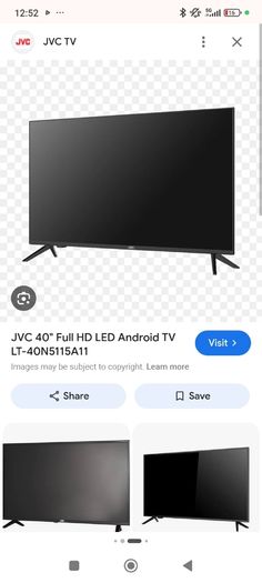 40 inch JVC smart tv