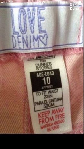 Girls new jeans age 10