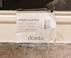 6 lengths of Wells Primed MDF Skirting Board comes in 4200mm x 220mm x 18mm per Length