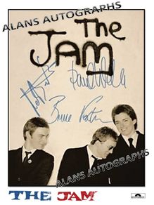 The Jam - Autographs