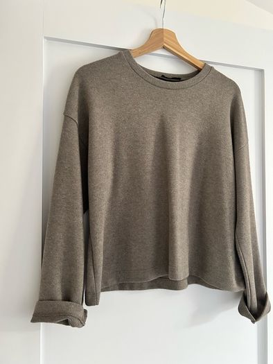Zara top long sleeve grey Size S