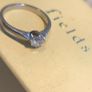 Platinum 4 Claw Diamond Ring Image 3