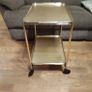Vintage 2-Tier Woodmat Trolley Image 4