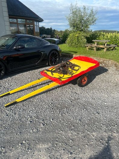 Pony cart and harness