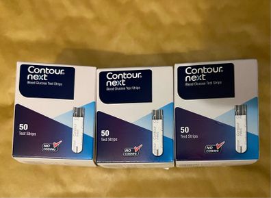 Contour Next Blood Glucose diabetic Test 50 Strips