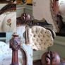 c1870s Victorian Button Back Armchair Image 2